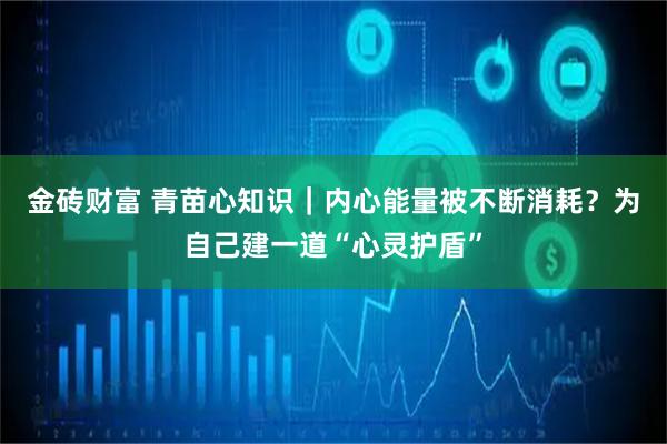 金砖财富 青苗心知识｜内心能量被不断消耗？为自己建一道“心灵护盾”